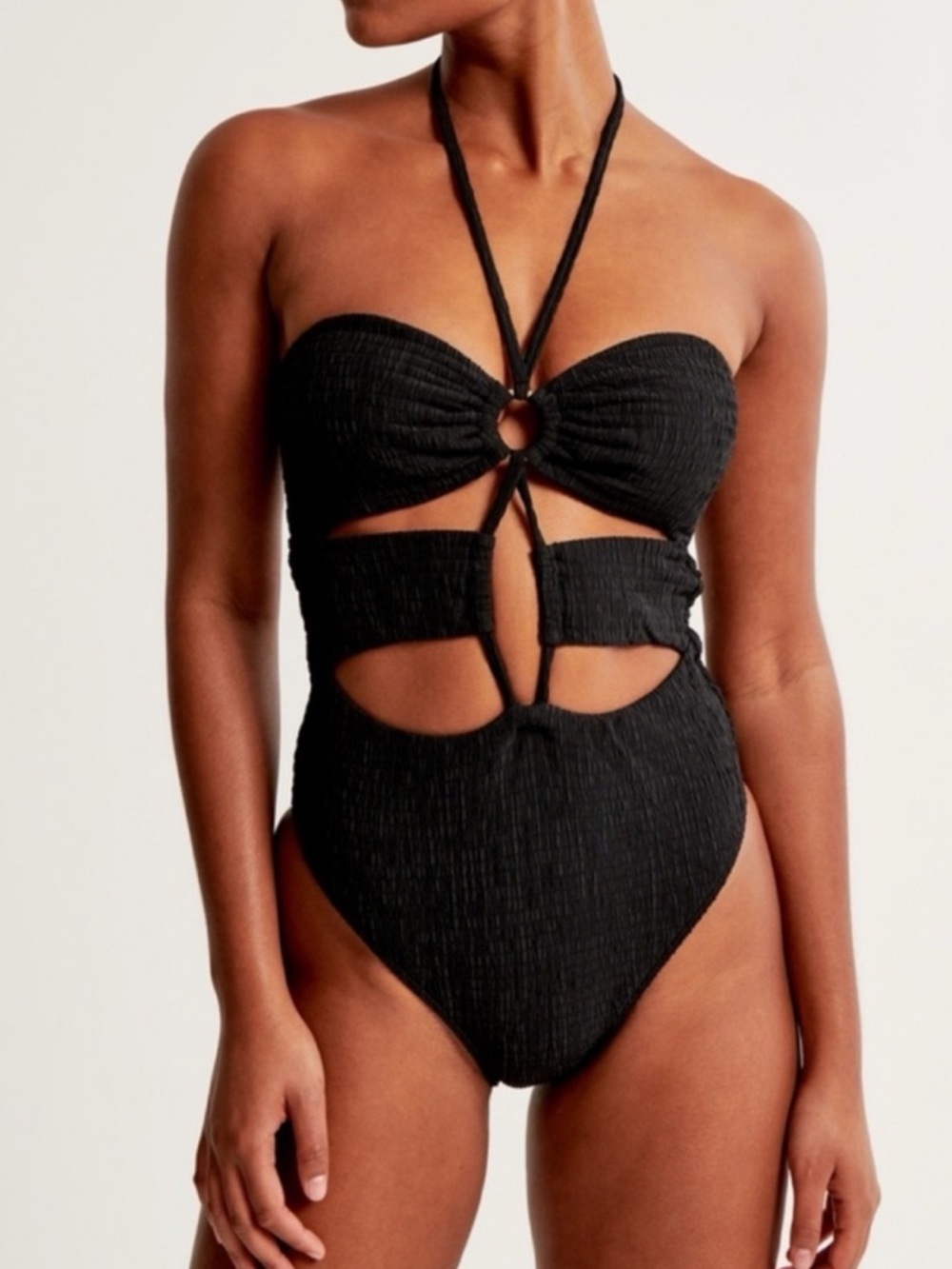 Abercrombie Halter O-Ring Bathing Suit